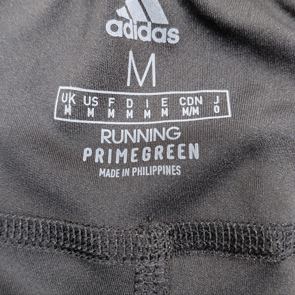 NEW Adidas Tapered Astro Knit Prime Green Running Pants Carrera Black SIZE MED - Picture 11 of 12